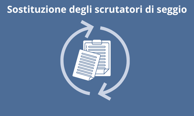 Sostituzione degli scrutatori